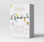 Wondershop 60 Led Faceted C6 Christmas String Lights/twinkling/multi-color New. Fixed Price $10.83.