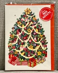 Vintage Caltime England Mini Advent Calendar Card - Christmas Tree. Fixed Price $10.00.