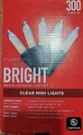 New Make The Season Bright 300 Clear Lights With Green Wire Free Shipping. Fixed Price $15.75.