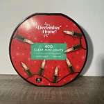 Mini String Lights 400 Clear - 81' Spool Reel Christmas Wedding In/outdoor. Fixed Price $16.21.