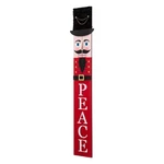 Glitzhome Wooden Hanging Vertical Nutcracker Welcome Sign For Front Door Porch. Fixed Price $40.64.