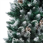 Artificial Pre-lit Christmas Tree With Ball Set And Pinecones Xmas Vidaxl. Fixed Price $164.99.