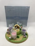 2005 Hallmark Advent Votive Candleholder Set Christmas W/ Original Box. Fixed Price $39.99.