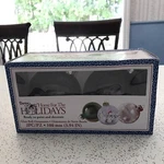 Darice Clear Glass Bulb Shape Christmas Ornaments Home For Holidays 100MM. Fixed Price $6.00.