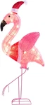 Lighted Flamingo Christmas Lawn Decor 30 Led Warm White Outdoor Yard Lit Display. Fixed Price $139.99.