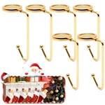 365PARK Christmas Mantle Stocking Holders Set Of - Upgrade Gold,. Fixed Price $11.94.