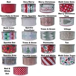 Members Mark 2.5 Inch X 50 Yards Wired Edge Premium Holiday Ribbon. Fixed Price $14.99.