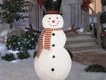 Light-up Snowman 5 Ft Lantern Top Hat Christmas Yard Decor Scarf Holiday Classic. Fixed Price $129.99.