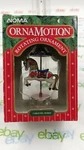 Retro 1989 Noma Ornamotion Collectables Horse Carousel Christmas Ornament. Fixed Price $24.75.