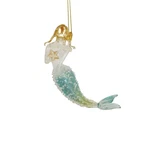 C&f Home Cf Seafoam Green Gold Glitter Mermaid Christmas Ornament Xmas. Fixed Price $29.72.