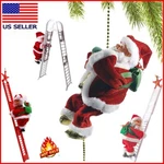 Electric Christmas Santa Claus Climbing Rope Ladder Musical Toy Xmas Gift Decor. Fixed Price $19.15.