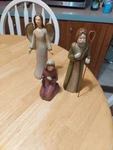Tii Collections Christmas Resin Mary Joseph And Angel 8" 1/2" 5" Set Of 3. Fixed Price $15.00.