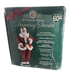 Rare 60" Animated Motion Singing Dancing Santa Life Size Christmas 2003 Tested. Fixed Price $299.88.