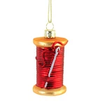 Cody Foster Spool Of Thread Tree Ornament Christmas Sewing Needle. Fixed Price $29.99.