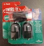 Kurt Adler Twirl-it Motor Animate Your Tree Ornament Free Shipping 2-PIECE Set. Fixed Price $12.98.