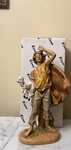 Vintage Shepherd Sheep Nativity Figurine 12 Scale Fontanini 1983 Italy Box. Fixed Price $142.00.