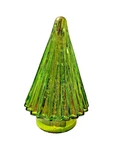 Karma Fluted Mercury Glass Christmas Tree Table Top Figurine Green New. Fixed Price $39.99.