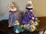 Holiday Stocking Hanger Vintage 1995-1996 & 2 Barbies No Box. Fixed Price $25.00.