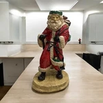 Santa Claus Figurine Old World 12" Holiday Christmas Cottage Decoration. Fixed Price $34.99.
