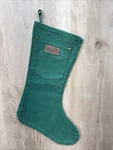 Vtg Green Wrangler Western Cowboy Cowgirl Denim Jean Unique Color Stocking. Fixed Price $40.99.