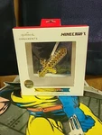 Hallmark Minecraft Sword Christmas Ornament 2021 Bright Gold New. Fixed Price $18.95.