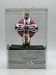 Cross Ornament Blown Glass Mold Classic Collections Multicolored New In Case. Fixed Price $10.20.