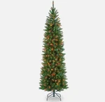 National Tree Company Christmas Kingswood Fir Slim Pre-lit Artificial. Fixed Price $150.00.