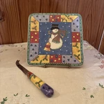 Sango Sweet Shoppe Christmas Cheese Tray With Knife Never Used In Box. Fixed Price $14.00.