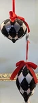 Mark Roberts Christmas 2019 Harlequin Classic Ornament, 4 & 6. Fixed Price $64.00.