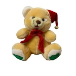 Rhode Island Novelty Christmas Bear Plush Holiday Tree Feet Hat Stuffed Animal. Fixed Price $19.99.
