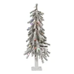 Vickerman 24" Plastic Alpine Artificial Christmas Tree With Led Lights White. Fixed Price $49.36.