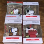 Hallmark Peanuts Snoopy Ornament 2HCM9712 2HCM9099 3HCM2166 3HCM2206 Plastic. Fixed Price $21.00.