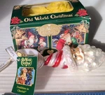 Old World Christmas - Peppermint Twist Santa Ornament With Box. Fixed Price $14.00.