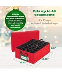 Holdn Storage Underbed Christmas Ornament Container Box. Fixed Price $35.00.