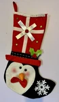 2011 Vigor International Penguin Felt Christmas Stocking 3D Embellished. Fixed Price $13.99.
