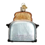 Old World Christmas Retro Toaster Glass 3.25 X 2.75 1.5,. Fixed Price $30.99.