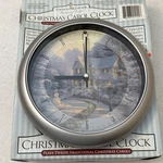 Christmas Carol Clock Musical Plays 12 Songs By Thomas Kinkade New 2004 Tested. Fixed Price $19.99.