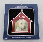 Regent Square Dog House Photo Ornament Small Crystal Christmas Bauble Decor. Fixed Price $10.79.