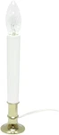 Gerson 9" Electric Christmas Window Candle W/brass Base/sensor Light/white Cord. Fixed Price $14.88.