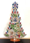 Christmas Tree Stand-up Decoration 22.5 Cm / 9 Emerald Clear Free Shipping. Fixed Price $129.90.