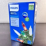 Philips 60 Mini Lights Red Green Warm White Indoor Outdoor New. Fixed Price $24.99.