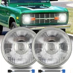 7" Inch Led Headlights Original Glass Headlamp Ford Mustang 1964-1978 Bronco. Fixed Price $29.98.