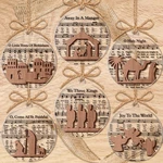 Croblissful 24 Pack Christmas Nativity Scene Ornaments Gifts Bulk Clear Woode.... Fixed Price $28.93.