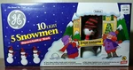 Vintage 10 Light Snowman Specialty Christmas Sets 5" *read*. Fixed Price $12.00.