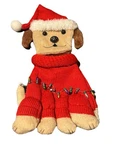 Santa Paws Christmas Dog Wine Bottle Cover Entertaining Gift Nicholas Square. Fixed Price $12.98.
