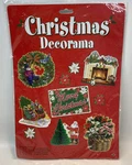 2006 Beistle Christmas Die Cut Paper Santa Honeycomb Fireplace Wreath Sleigh New. Fixed Price $17.99.