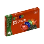 Holiday Wonderland 525-88 Christmas 25-LIGHT Set, Multi-color, C7 Transparent,. Fixed Price $35.87.