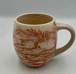 Secret Celebrity Pink Tan & White Swirl Mug 16 Oz.. Fixed Price $19.99.