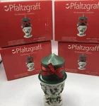 Lot Of 4 Pfaltzgraff The Winterberry Collection Christmas Resin Candle Holder. Fixed Price $51.97.