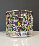 Bath Body Works Holiday Lights 3 Wick Candle Holder Sleeve Christmas 2021. Fixed Price $15.99.
